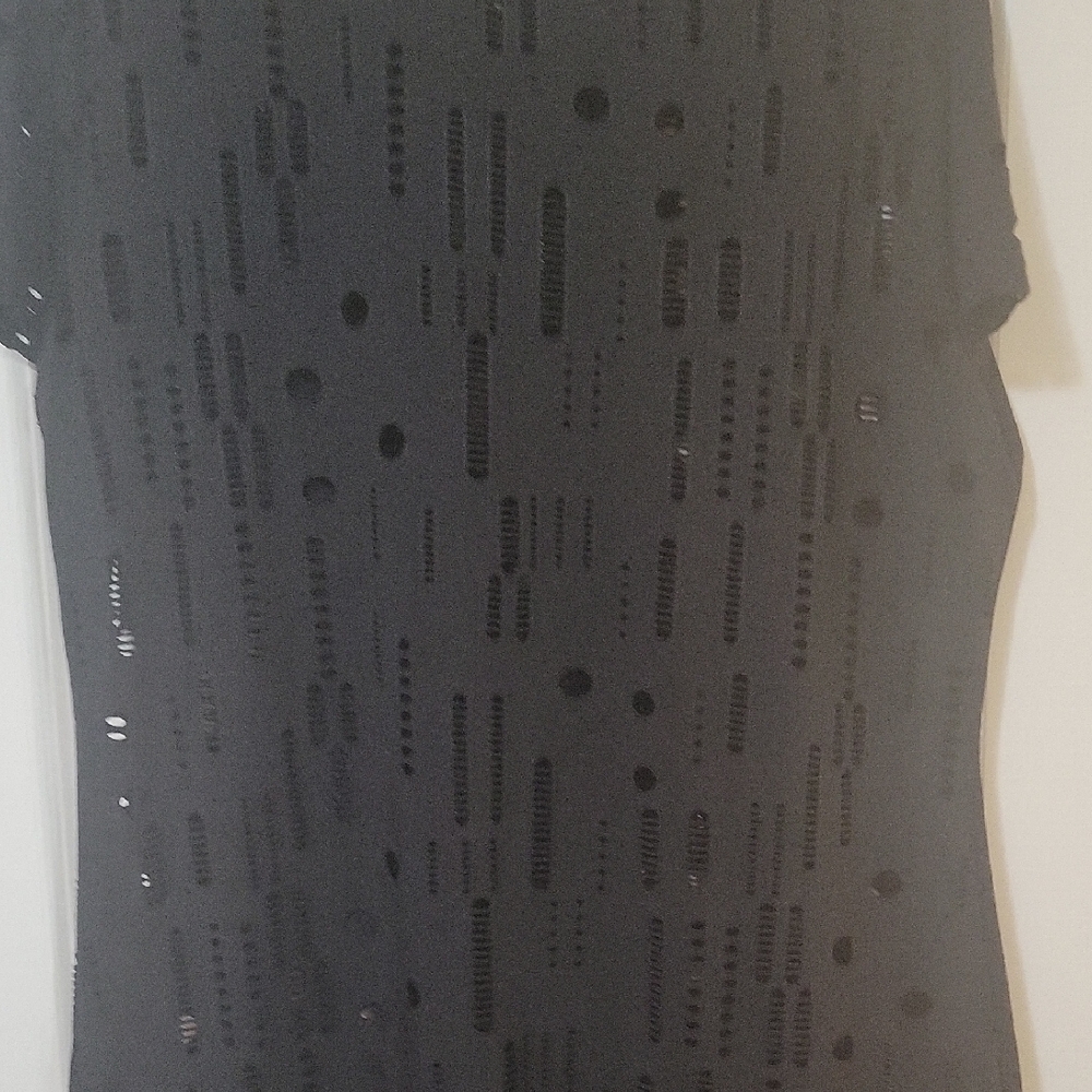 Black Textured Dress